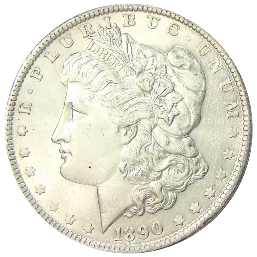 Монета 1 доллар 1890 года США «Доллар Моргана»
