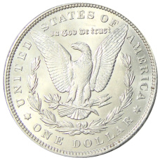 Монета 1 доллар 1889 года США «Доллар Моргана» (реверс)