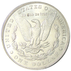 Монета 1 доллар 1889 года США «Доллар Моргана» (реверс)