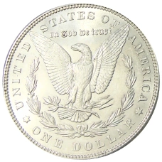 Монета 1 доллар 1889 года США «Доллар Моргана» (реверс)