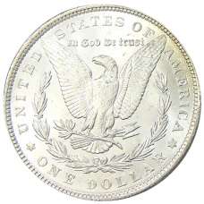 Монета 1 доллар 1889 года США «Доллар Моргана» (реверс)