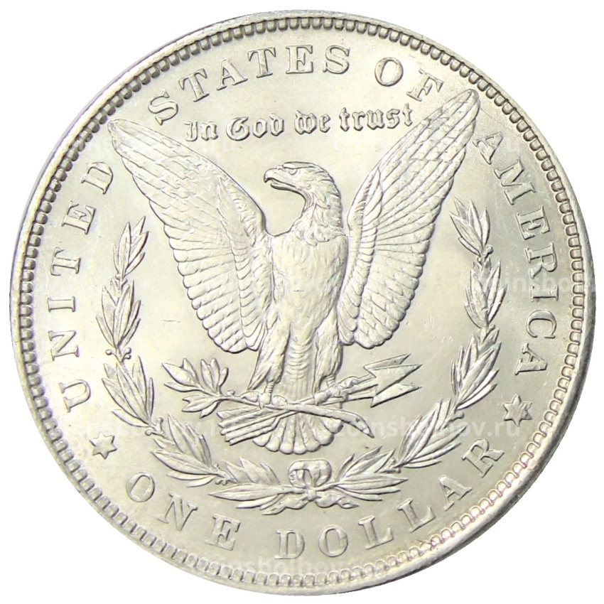 Монета 1 доллар 1889 года США «Доллар Моргана» (вид 2)