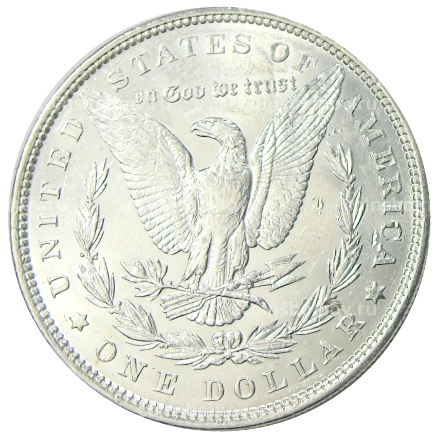 Монета 1 доллар 1889 года США «Доллар Моргана» (вид 2)