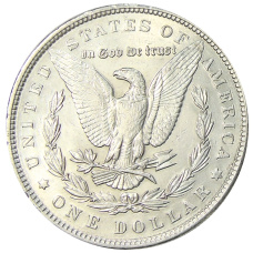 Монета 1 доллар 1889 года США «Доллар Моргана» (реверс)
