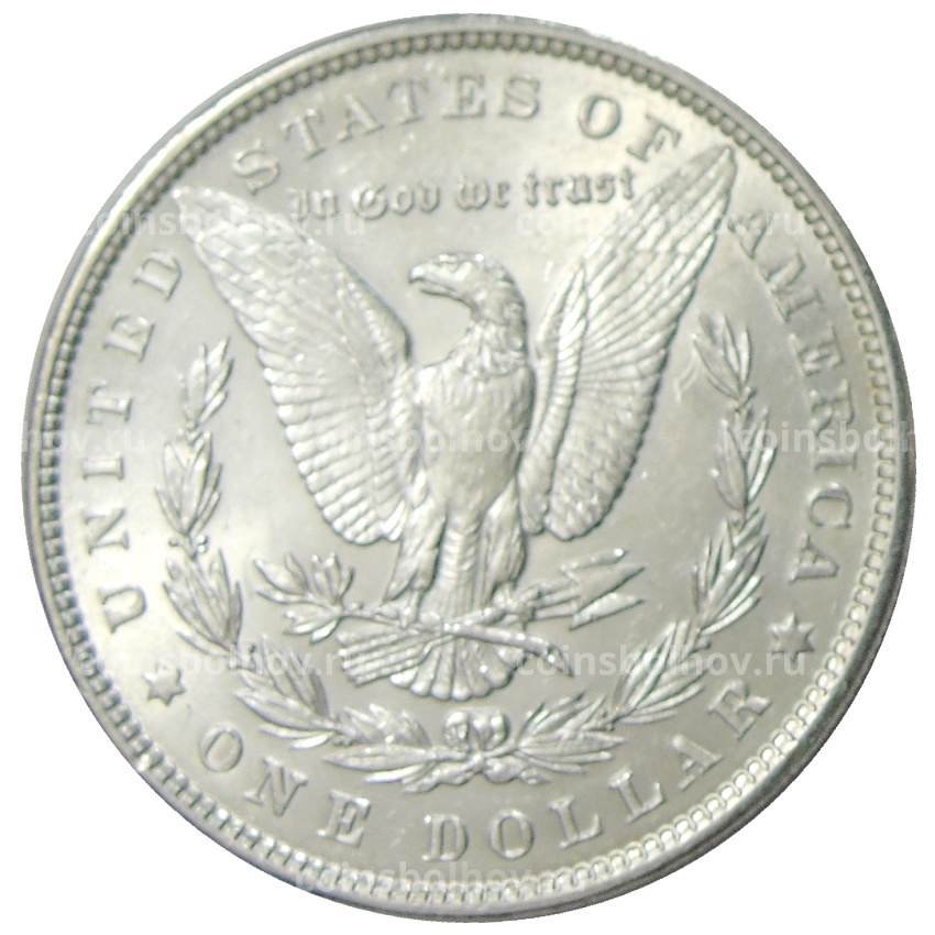 Монета 1 доллар 1889 года США «Доллар Моргана» (вид 2)