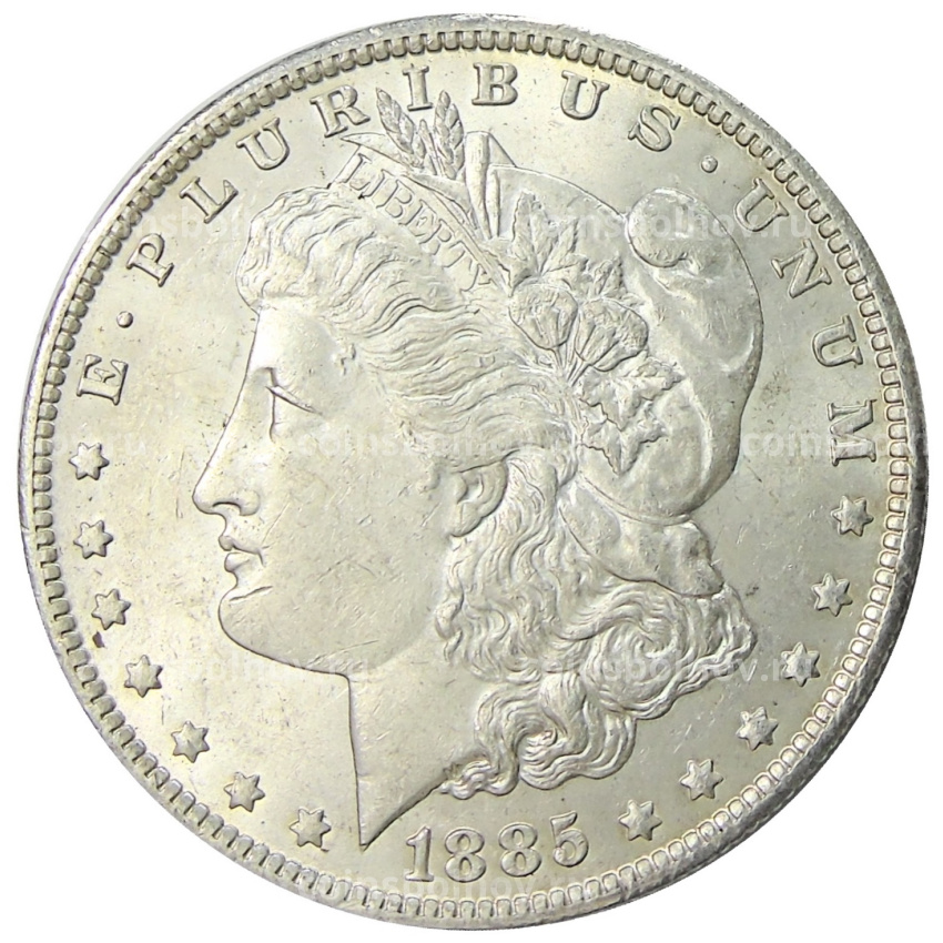 Монета 1 доллар 1885 года O США «Доллар Моргана»