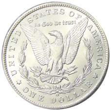 Монета 1 доллар 1885 года O США «Доллар Моргана» (реверс)