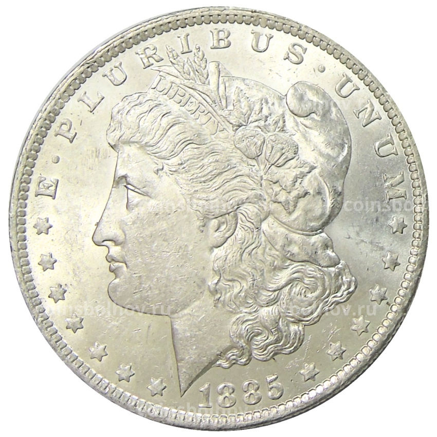 Монета 1 доллар 1885 года O США «Доллар Моргана»