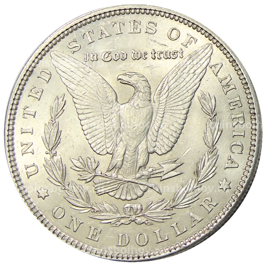 Монета 1 доллар 1885 года США «Доллар Моргана» (вид 2)