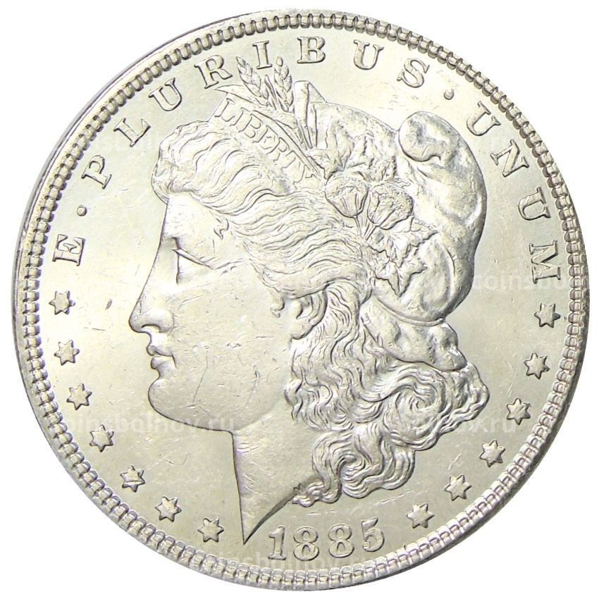 Монета 1 доллар 1885 года США «Доллар Моргана»