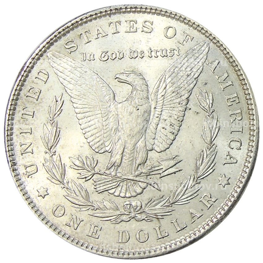 Монета 1 доллар 1885 года США «Доллар Моргана» (вид 2)