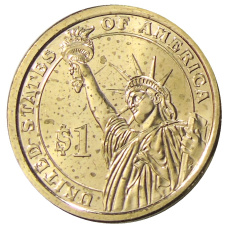 Монета 1 доллар 2013 года D США «Уильям Мак-Кинли 25-й президент США» (реверс)