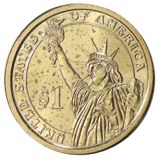 Монета 1 доллар 2013 года D США «Уильям Мак-Кинли 25-й президент США» (реверс)