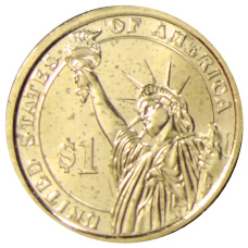 Монета 1 доллар 2013 года D США «Уильям Мак-Кинли 25-й президент США» (реверс)