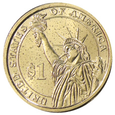 Монета 1 доллар 2013 года D США «Уильям Мак-Кинли 25-й президент США» (реверс)