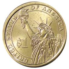 Монета 1 доллар 2013 года D США «Уильям Мак-Кинли 25-й президент США» (реверс)