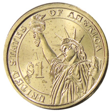 Монета 1 доллар 2013 года D США «Уильям Мак-Кинли 25-й президент США» (реверс)