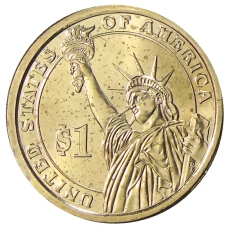 Монета 1 доллар 2013 года D США «Уильям Мак-Кинли 25-й президент США» (реверс)