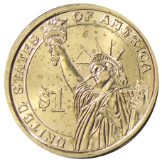 Монета 1 доллар 2013 года D США «Уильям Мак-Кинли 25-й президент США» (реверс)