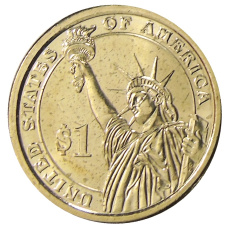 Монета 1 доллар 2013 года D США «Уильям Мак-Кинли 25-й президент США» (реверс)