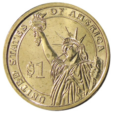 Монета 1 доллар 2013 года D США «Уильям Мак-Кинли 25-й президент США» (реверс)