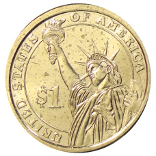 Монета 1 доллар 2013 года D США «Уильям Мак-Кинли 25-й президент США» (реверс)