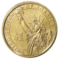 Монета 1 доллар 2013 года D США «Уильям Мак-Кинли 25-й президент США» (реверс)