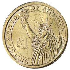 Монета 1 доллар 2013 года D США «Уильям Мак-Кинли 25-й президент США» (реверс)