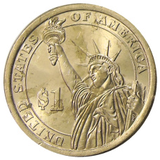 Монета 1 доллар 2015 года P США «Джон Кеннеди 35-й президент США» (реверс)