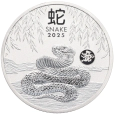 Монета 1 доллар 2025 года Австралия «Китайский гороскоп — Год змеи» (Year of Dragon Privy Mark) (аверс)