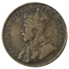 Монета 1 цент 1916 года Канада (реверс)