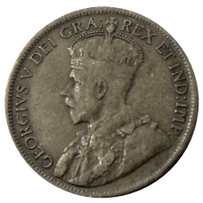 Монета 1 цент 1917 года Канада (реверс)