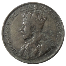 Монета 1 цент 1918 года Канада (реверс)