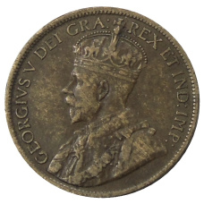 Монета 1 цент 1919 года Канада (реверс)