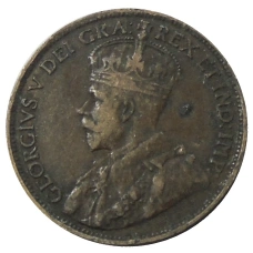 Монета 1 цент 1914 года Канада (реверс)