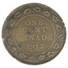 Монета 1 цент 1912 года Канада (аверс)