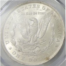 Монета 1 доллар 1885 года O США «Доллар Моргана» (в слабе PCGS MS 63) (реверс)