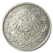 Монета 1/2 марки 1909 года A Германия (реверс)
