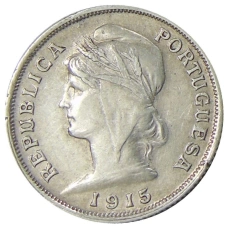 Монета 10 сентаво 1915 года Португалия (аверс)