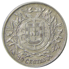 Монета 10 сентаво 1915 года Португалия (реверс)