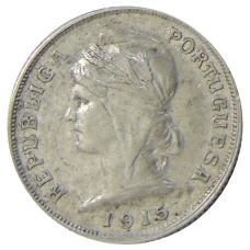 Монета 10 сентаво 1915 года Португалия (аверс)