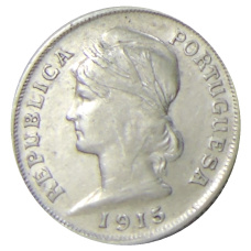 Монета 10 сентаво 1915 года Португалия (аверс)
