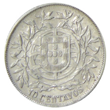 Монета 10 сентаво 1915 года Португалия (реверс)