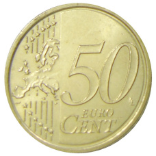 Монета 50 евроцентов 2010 года Ватикан (реверс)