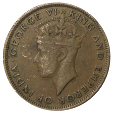 Монета 1 цент 1945 года Британский Гондурас (реверс)