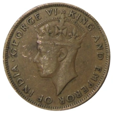 Монета 1 цент 1945 года Британский Гондурас (реверс)