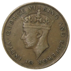 Монета 1 цент 1945 года Британский Гондурас (реверс)