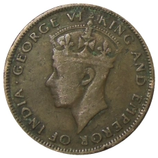 Монета 1 цент 1945 года Британский Гондурас (реверс)