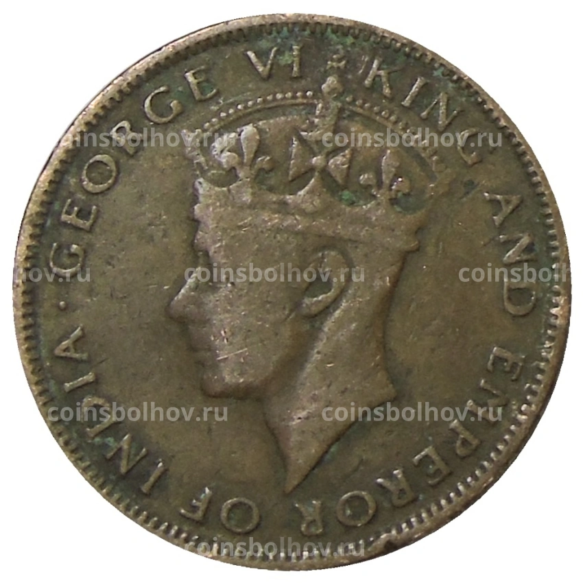 Монета 1 цент 1945 года Британский Гондурас (вид 2)