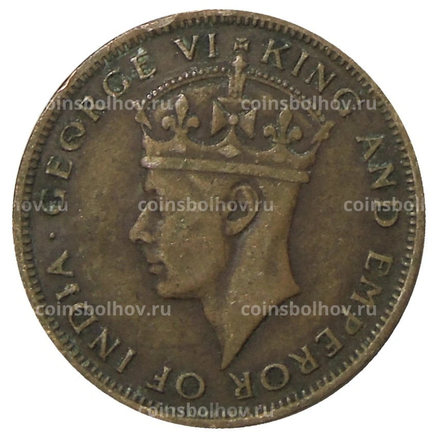 Монета 1 цент 1945 года Британский Гондурас (вид 2)